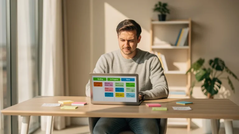 Test d'un livre de méthode agile avec backlog limité à 10 tâches pour gérer projets personnels