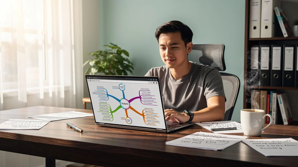 Test d'un outil de mindmapping Xmind pour clarifier mes idées de projet sans confusion