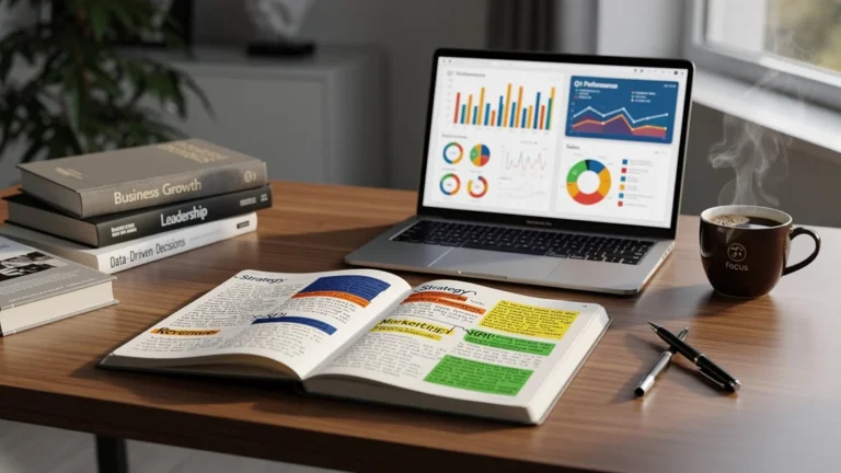 Test du carnet de lecture business avec codes couleurs pour retenir les idées clés efficacement