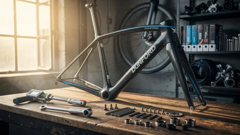 Test du cadre Obviously Awesome de Dunford après deux mois, image réaliste et détaillée du cadre vélo